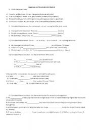 English worksheet: Basic Grammar exercises