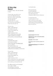 English Worksheet: Second Conditional