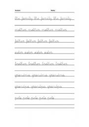 English Worksheet: Activities of calligraphy