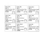 English Worksheet: Cards to practise conversation skills