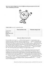 English worksheet: Time