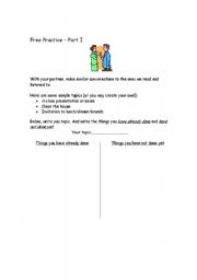 English worksheet: Present Perfect