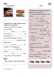 English Worksheet: Indy car racing