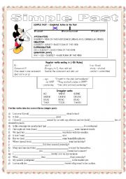 English Worksheet: Simple Past 