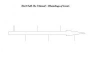 English Worksheet: Dont Call Me Ishmael - Event Timeline