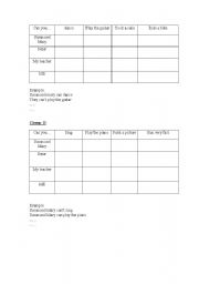 English worksheet: CAN/CANT EXERCISES