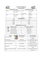 English Worksheet: health problems