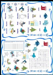 English Worksheet: Winter