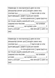 English worksheet: Linkers