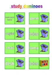 English worksheet: study dominoes (10.04.10)