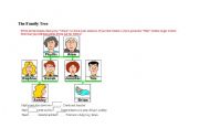 English Worksheet: The Family Tree