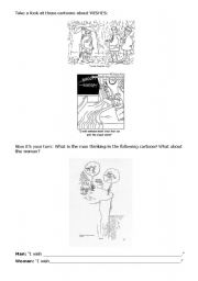 English Worksheet: cartoons 