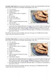 Cookie recipe