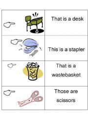 DEMONSTRATIVES MEMORY GAME