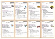 English Worksheet: Pet Care Cards