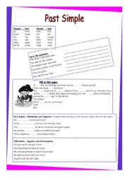 English Worksheet: Simple Past