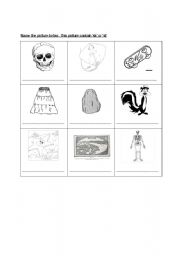 English Worksheet: sk and st exercise