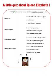 Quiz about Queen Elizabeth I