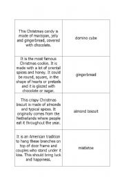 English worksheet: Christmas Memory