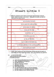 English Worksheet: Stuart Little - Simple Present and Daily Routine Activities