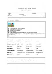 English Worksheet: Test 