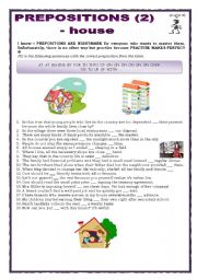 English Worksheet: Prepositions 2