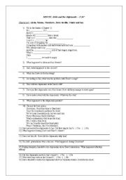 English Worksheet: Movie: Alvin and the chipmunks