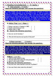 English Worksheet: A collection of (14) complete tests. UAE MOE Criteria (file updated 3-Apr-2010)