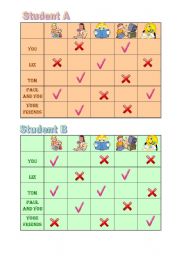 Yes/no questions and short answers - pairwork sheet 2.