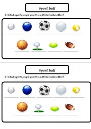 Sports Ball Esl Worksheet By Patrizzia