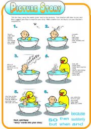 Picture Story: The Little Duck (Grammar Up! Task)