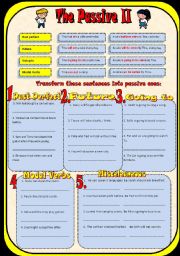 The Passive II-Past perfect/Future-will,going to/Modal verbs+b&w+key