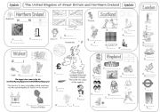 English Worksheet: the United Kingdom - symbols