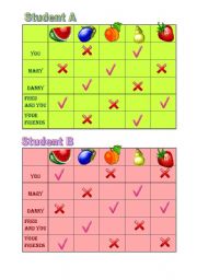 Yes/No questions and short answers pairwork sheet 4