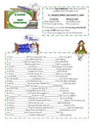 English Worksheet: FIRST CONDITIONAL(2 PAGES)