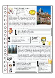 English Worksheet: Talking About Life