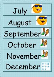 English worksheet: Months part 2