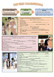 English Worksheet: The First Conditional