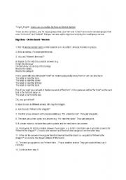 English worksheet: Preposition game