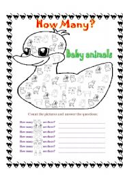 Baby animals - How many
