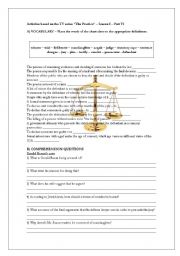 Law (trial) vocabulary - 