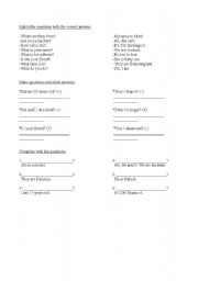 English worksheet: Present Simple