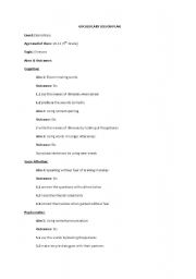 English worksheet: Vocabulary Lesson Plan Illnesses