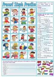 English Worksheet: Present Simple Practice ***fully editable