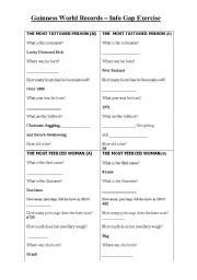 English worksheet: Guinness World Records