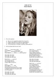 English Worksheet: Joan Osborne - One Of Us