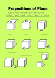 Prepositions of Place