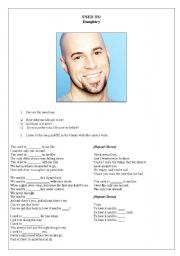 English Worksheet: Daughtry - Used To