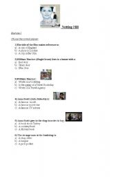 notting hill movie worksheet