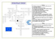 EUROPEAN UNION MEMBERS- CROSSWORD